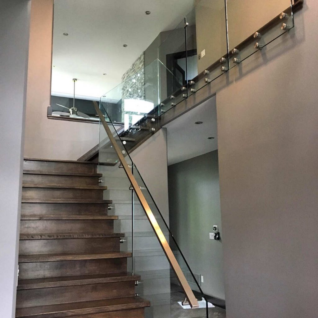 Glass Railing installation in Ajax- Apex Glass and Mirror